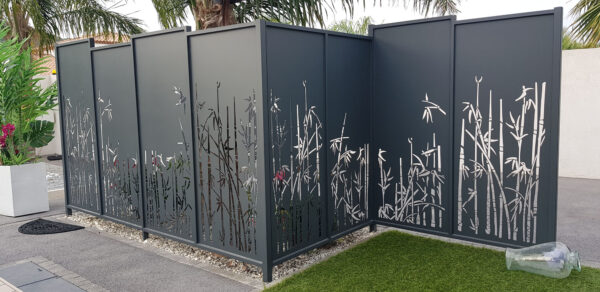 Brise-vue de jardin style bambou