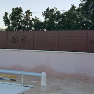 Brise-vue sur mesure découpe laser