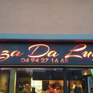 Enseigne découpe laser