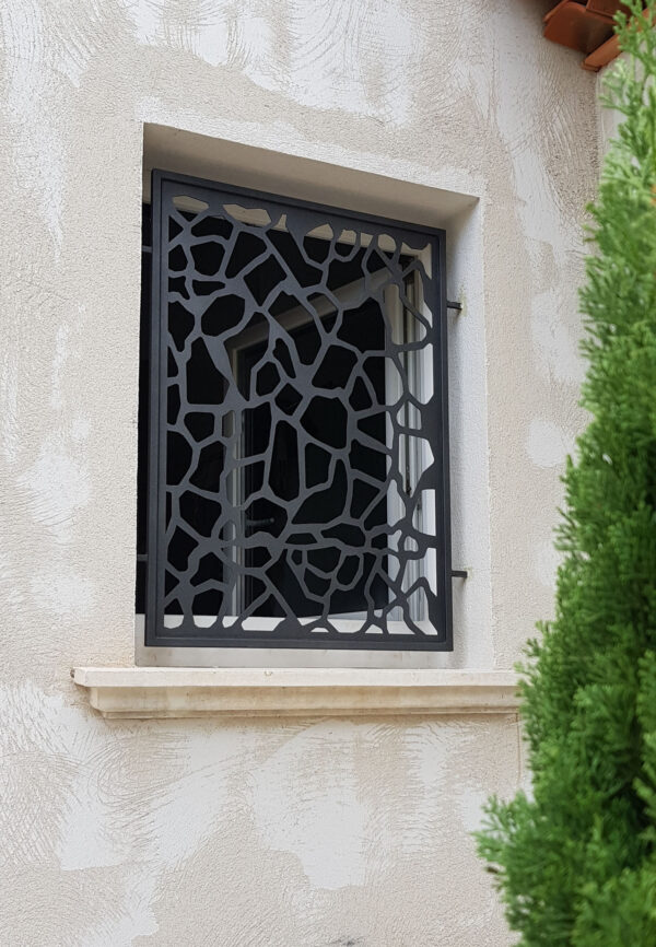 Grilles de fenêtre découpe laser