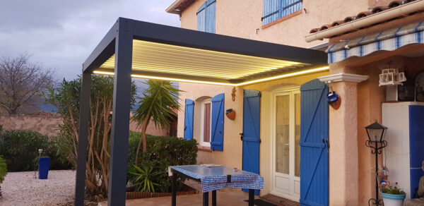 Pergola bioclimatique sur mesure