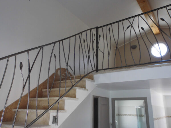 Rampe d'escalier contemporaine sur mesure