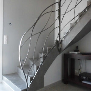 Rampe d'escalier moderne