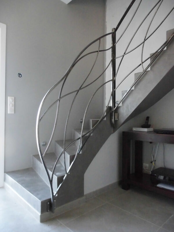 Rampe d'escalier moderne