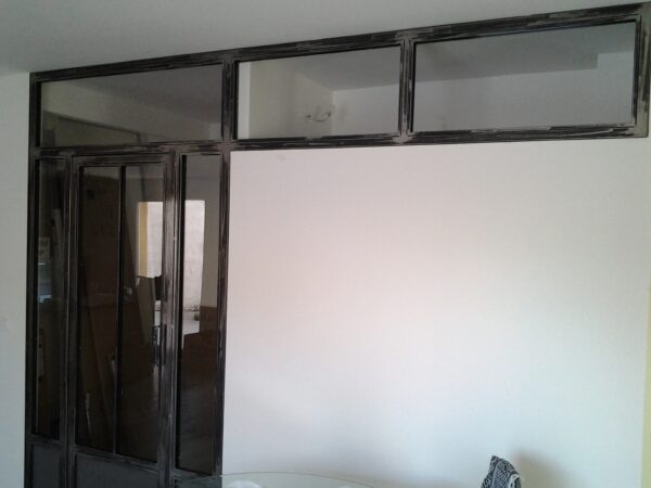 Verrière d'intérieur en métal brossé – Image 2