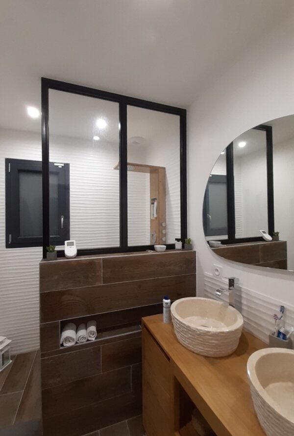 Verrière salle de bain